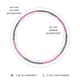 image 4 of Phoenix Fitness Weighted Hula Hoop - Pink
