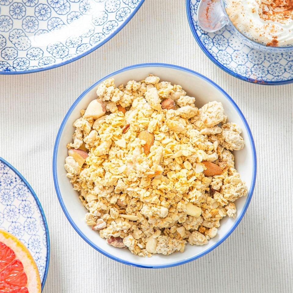 image 1 of Nicola Spring Hand-Printed Cereal Bowls - 16cm - 6 Colours - Pack of 6 Multi