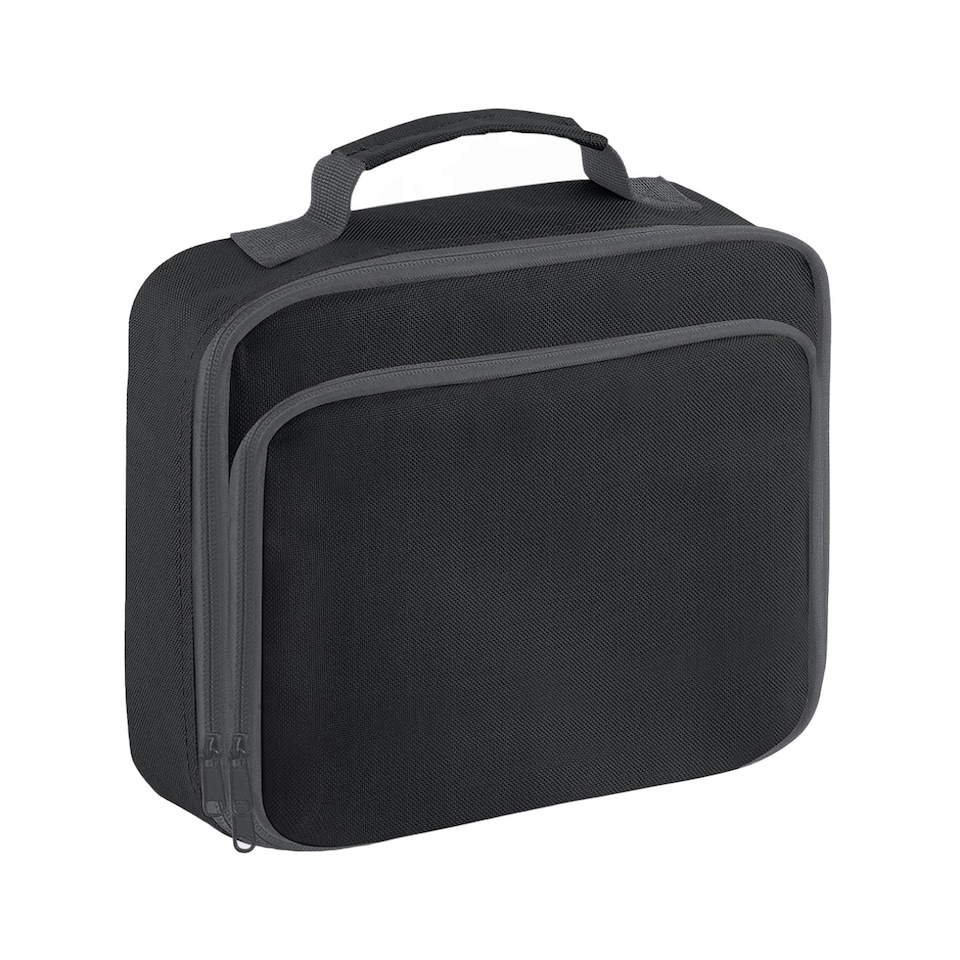 image 1 of Quadra Lunch Plain Cooler Bag - Black - One Size