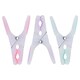 image 2 of Ashley Plastic Soft Touch Clothes Pegs - Multi - Pack of 12