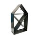 image 3 of House Sculptural Log Storage Zinc Grey