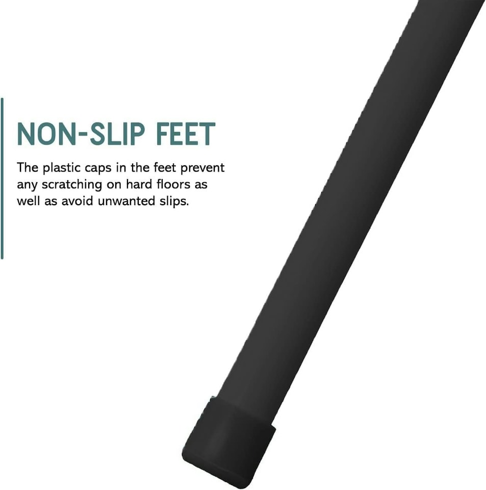 image 1 of Straame 3-Tier Clothes Airer Drying Rack for Indoor & Outdoor Use, Foldable, 63 x 46 x 138 cm (Black)