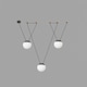 image 1 of Mine 3 Light Ceiling Pendant Wood, Dark Grey, E27