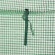image 7 of Outsunny 100 x 50 x 150cm Greenhouse w/ Zipper Roll-up Door Outdoor Green | Green