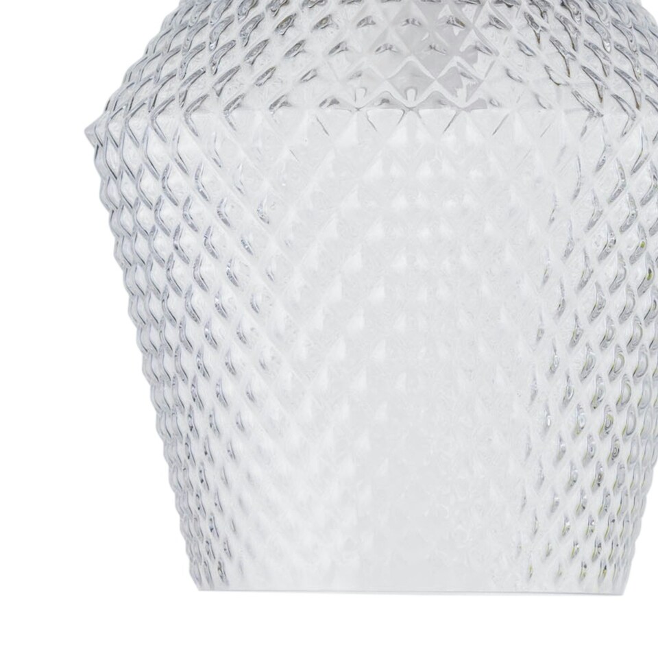 image 1 of Porter - Clear Textured Glass Easy Fit Pendant Shade Clear