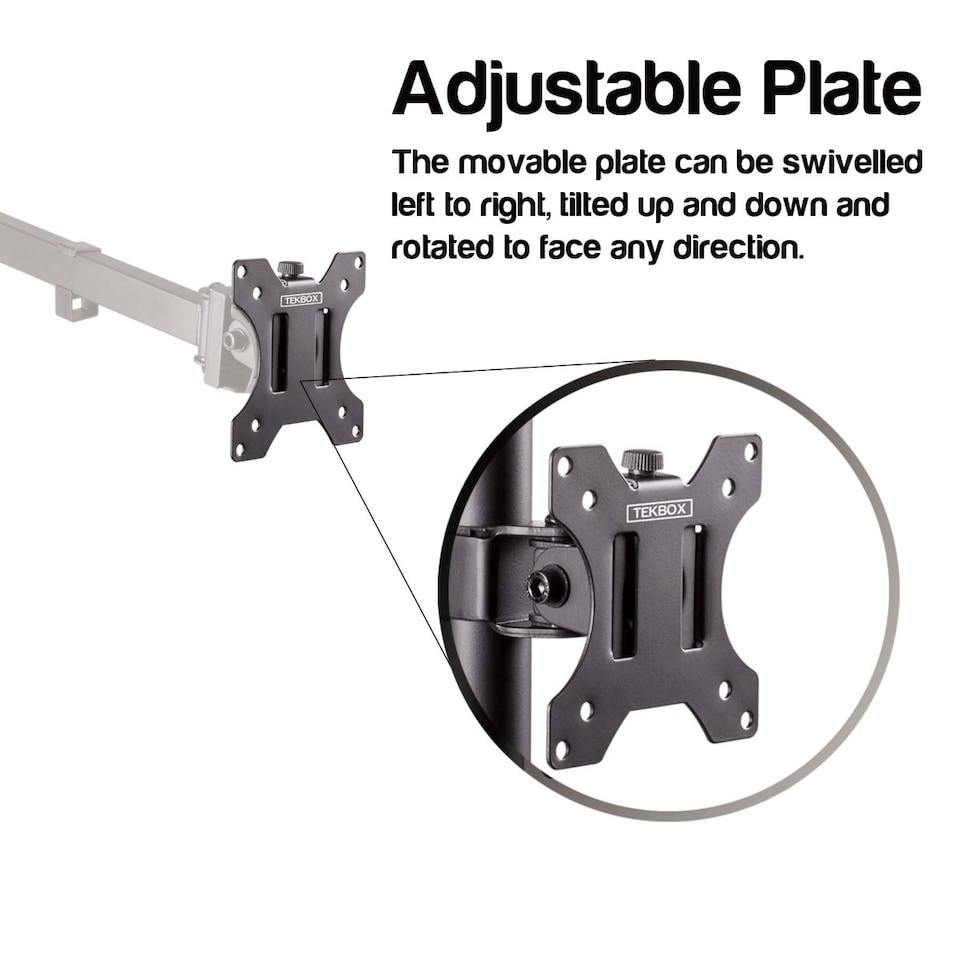 image 1 of TekBox Quad Screen Monitor Mount