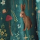 image 2 of Catherine Lansfield Enchanted Twilight Animals Cosy Fleece Blanket Throw