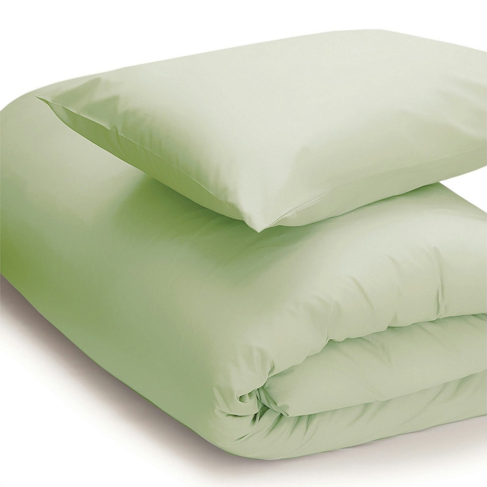 Belledorm Easycare Percale Duvet Cover - Green Apple - Superking