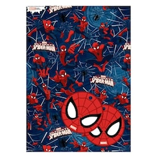 The Ultimate Spider-Man Gift Wrap Sheets - Blue/Red/White - One Size