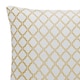 image 5 of Two Tone Geometric Jacquard 45cm x 45cm Ochre Cushion Set of 4 | Yellow | White | 45cm x 45cm x 10cm | 4