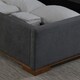 image 3 of 5ft King Size Dark Grey Ottoman Lift Up Storage Bed, Grey Soft Velvet Fabric Upholstered Bed Frame Bedstead