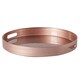 image 1 of Argon Tableware Round Serving Tray - 33cm - Rose Gold Pink