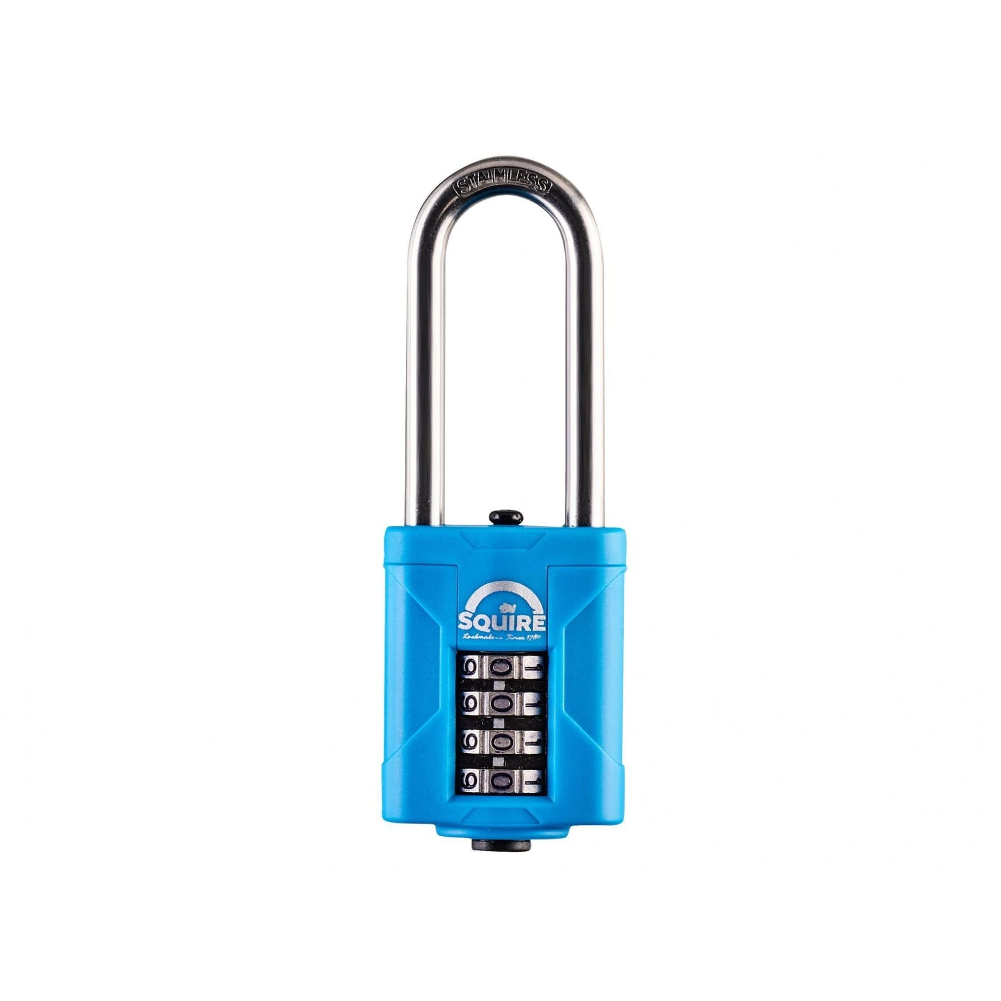 Squire Rustproof Marine Combi Padlock Multi Multi Colour 40mm, Long Shackle 63mm, Boxed 1