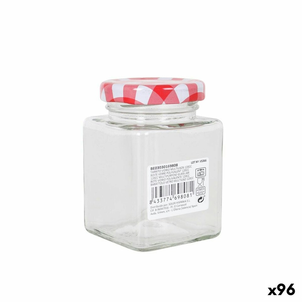 image 1 of Jar Mediterraneo 120 ml Glass (96 Units) N/A