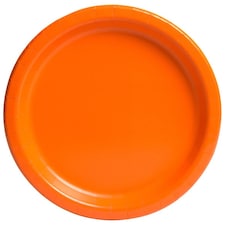 Pack of 16 Pumpkin Orange 9 inch Plates