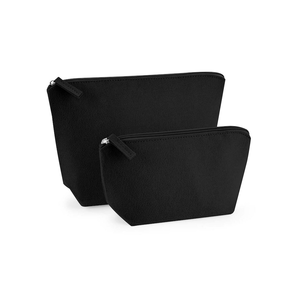 image 1 of Bagbase Felt Accessory Bag - Black - 12.5cm x 6cm x 16cm