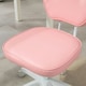 image 9 of Vinsetto Vanity Task Chair with Adjustable Height, Armless, Pink