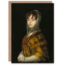 Francisco Goya Art Card Senora Sabasa Garcia Portrait Painting