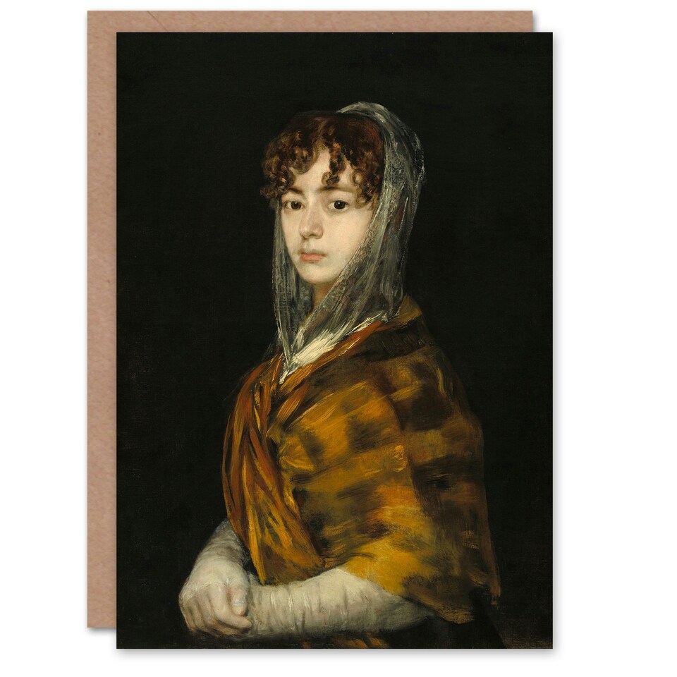 image 1 of Francisco Goya Art Card Senora Sabasa Garcia Portrait Painting