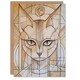 image 1 of Lover Deco Feline Design Portrait Cat Him Her Birthday Card