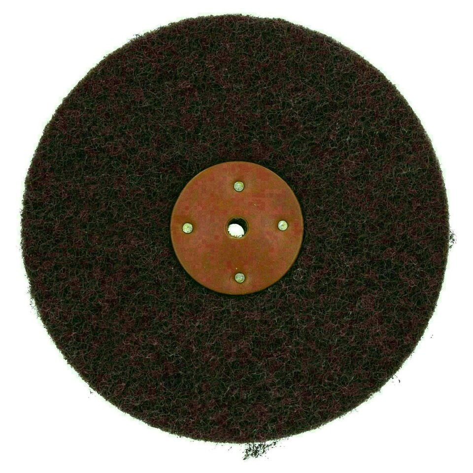 image 1 of Medium Abrasive Scotch Mop Rust Paint Removal Remover Polishing 8" x 4 Row