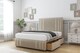 image 3 of Sloomy Kingsley Almond Coniston Divan Bed With Mattress 2 Drawers Footend With 26" Strutted Headboard & 12" Matching Footboard 4'6 Double | Cream | Almond | Double | 1