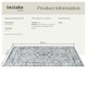 image 6 of Washable Rug Aliya - different sizes, oriental pattern, non-slip underside, non-allergenic short pile Grey | 150 x 80 cm