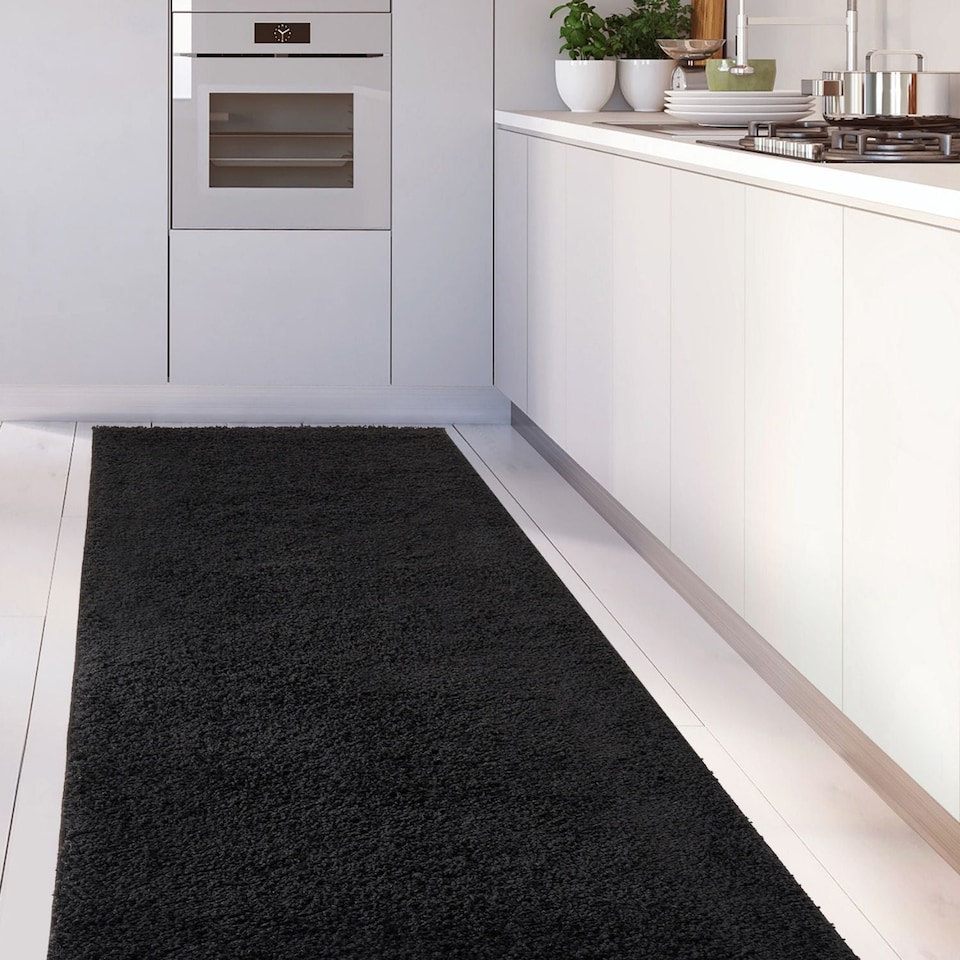 image 1 of The Rugs Myshaggy Collection Plain Soft High Pile Shaggy Floor Rugs and Runners Living Room Bedroom