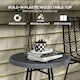 image 4 of Outsunny PE Rattan Side Table for Indoor, Outdoor, Balcony, Patio