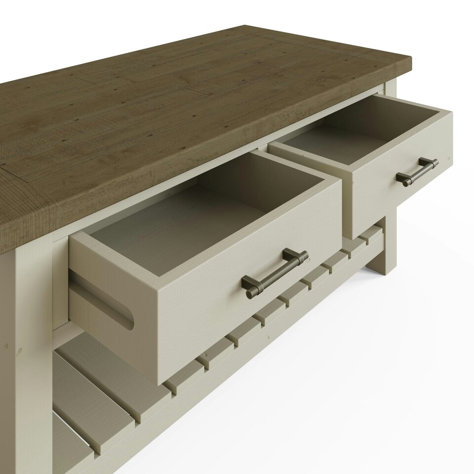 image 1 of Purbeck Truffle 2 Drawer Coffee Table N/A