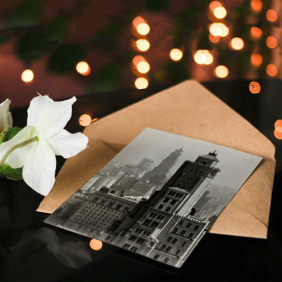 image 1 of Alfred Stieglitz Art Card New York City Cityscape Photograph