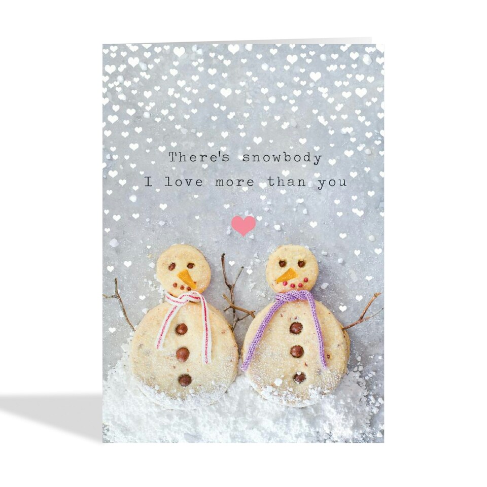 image 1 of Cute Snowman  Christmas Card