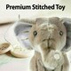 image 2 of Safari Elephant 30cm Plush Premium Lifelike Toy - Natural World Collection