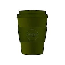 Ecoffee Cup 12oz 350ml Reusable, Plant Based Coffee Cup with Silicone Lid & Sleeve - Oberon