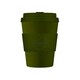 image 1 of Ecoffee Cup 12oz 350ml Reusable, Plant Based Coffee Cup with Silicone Lid & Sleeve - Oberon