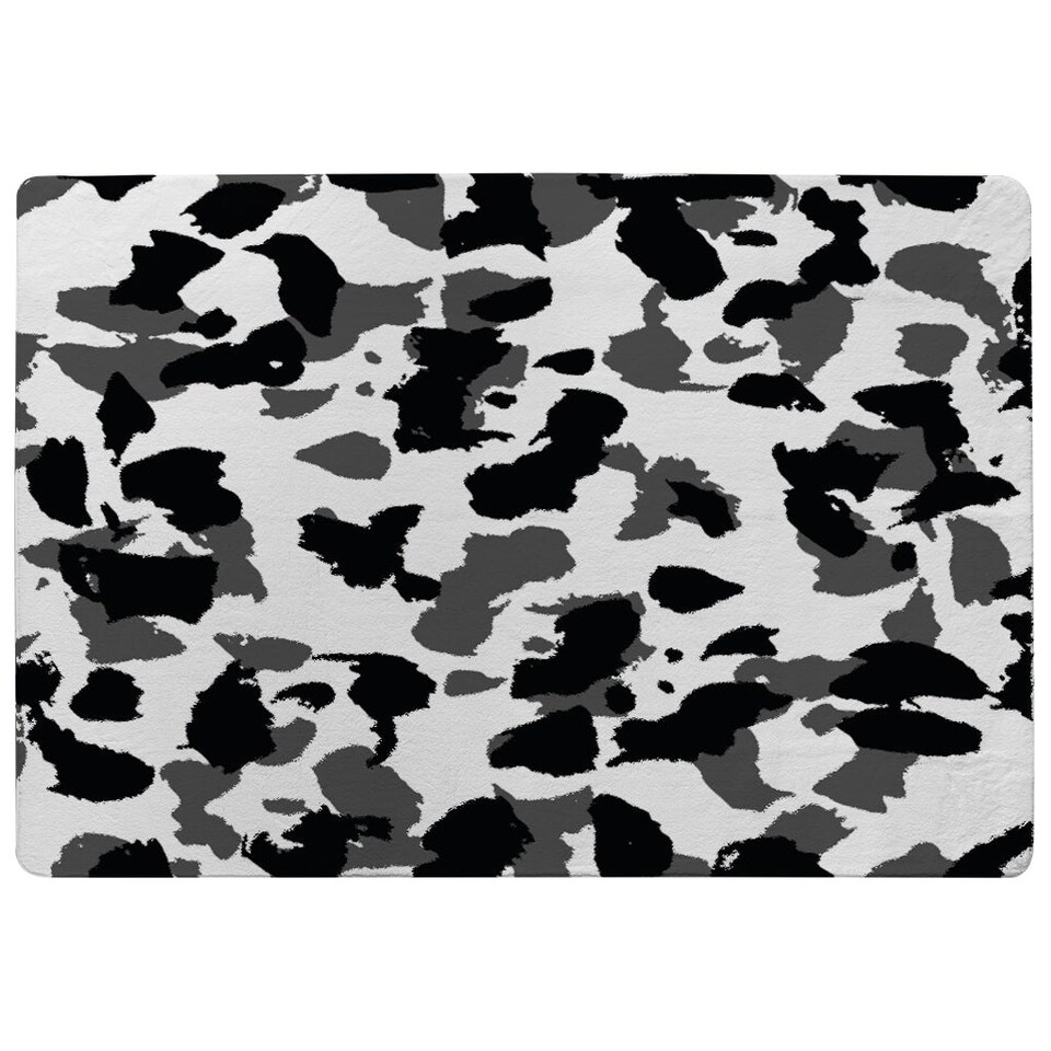 image 1 of Animal Print (Rug) Black | Large: 140x200cm
