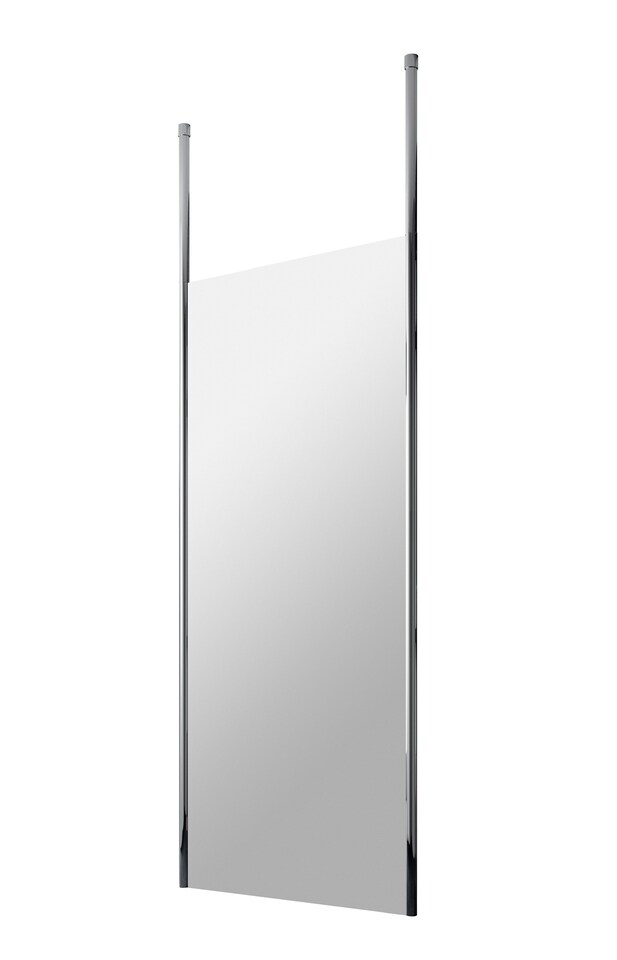 image 1 of Balterley Contemporary Wetroom Screen Aluminium - Wetroom Screen | Silver | Chrome