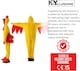 image 4 of Kids Chicken Costume Nativity Halloween Fancy Dress Boys Girls Childrens Outfit(7-9 Years)