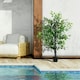 image 4 of Outsunny 145cm Artificial Banyan Plant Faux Decor Tree w/ Pot Indoor