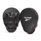 image 1 of Reebok Hook and Jab Focus Pads — Curved Synthetic Leather Boxing Mitts with Thick EVA/PU Foam, One Size, Black | Black | Black | One Size