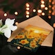 image 4 of Wishes Daffodil Flower Field Sunset For Her Birthday Card