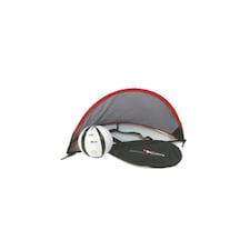 Precision Pop Up Football Goal Set - Black/Red - 80cm x 45cm