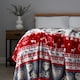 image 2 of BHS Christmas Winter Snow Throw, Red | Red | Red | 1