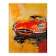 image 3 of Classic Red Sports Car Lover Vibrant Man Black Framed Wall Art Print A4