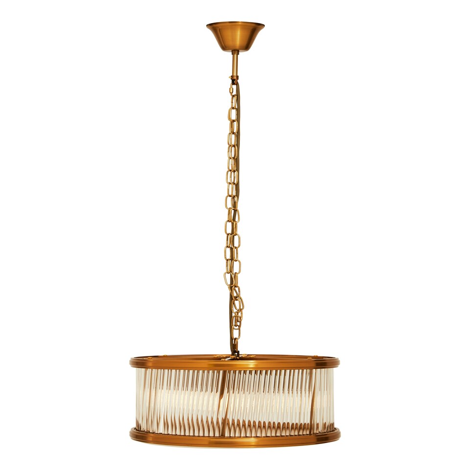 image 1 of Interiors by Premier 5 Bulb Small Bronze Pendant Light
