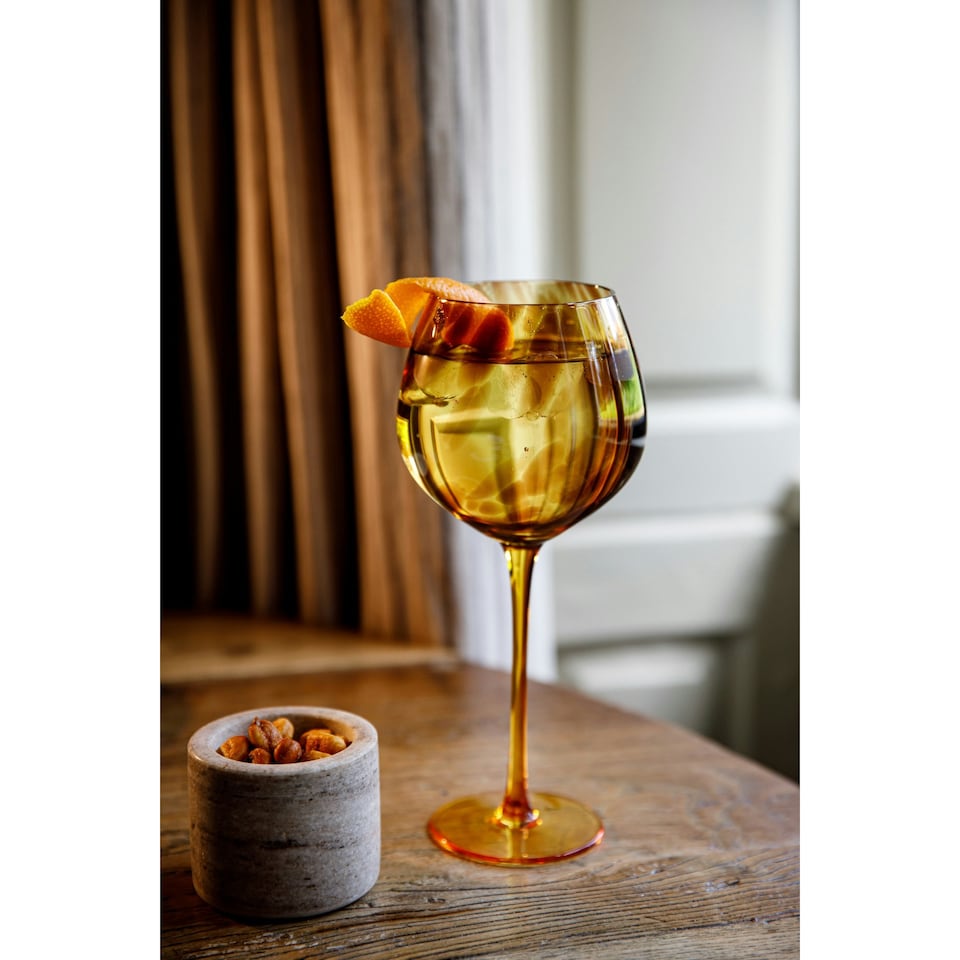 image 1 of BarCraft Tortoiseshell Pattern Gin Glasses Gift Box Set of 2