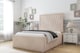 image 2 of Sloomy Somerset Sand Naples Bed Frame With Mattress With 50" Upholstered Headboard 4' Small Double
