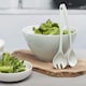 image 2 of Zeal Melamine Salad Bowl & Salad Servers Set, Duck Egg Blue | Green | Sage Green