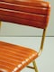 image 4 of Interiors by Premier Tan Leather Dining Chair, Sturdy Dining Room Chair, Leather Effect Accent Chair | Brown