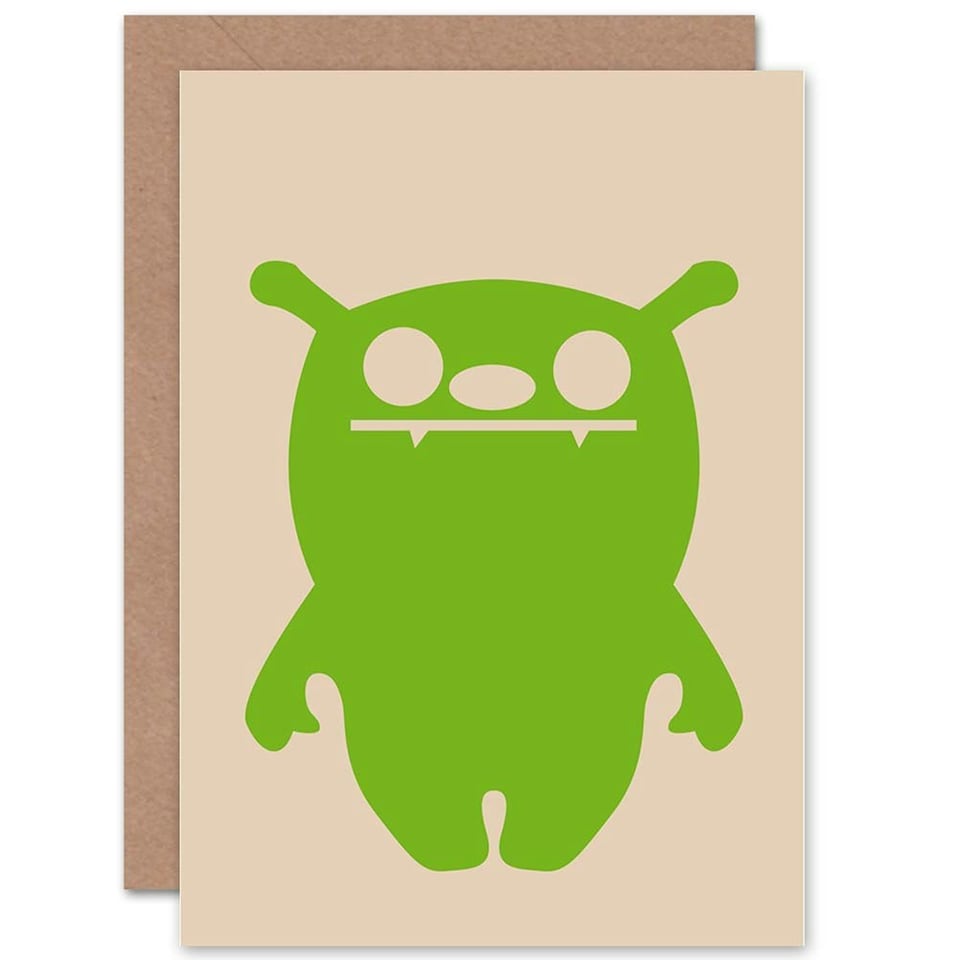 image 1 of Cute Monster Illustration Kids Children Kids Birthday Child Kids Card